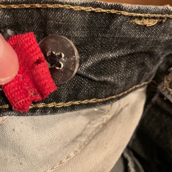 Arizona gray size 8 carpenter jeans adjustable waist boy’s denim 6 pockets VGUC - Picture 8 of 9